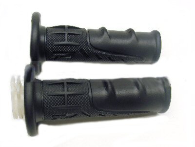 Dirt Bike Grip Set with Throttle Link